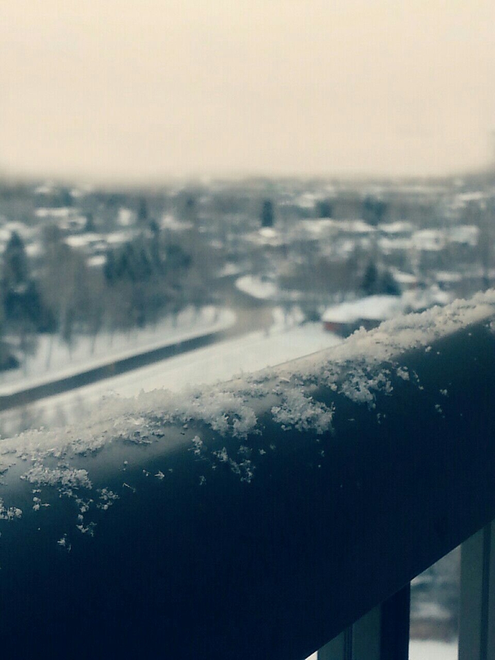 Snow in the city