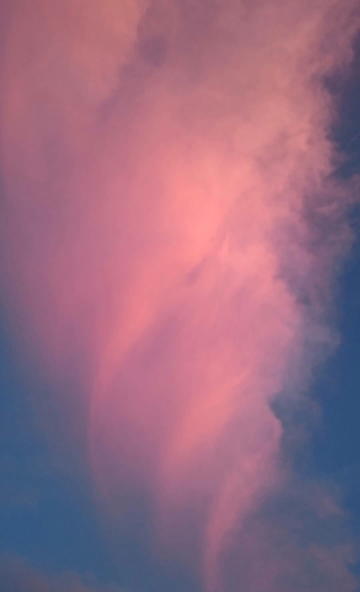 pink clouds