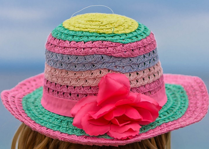Rainbow hat