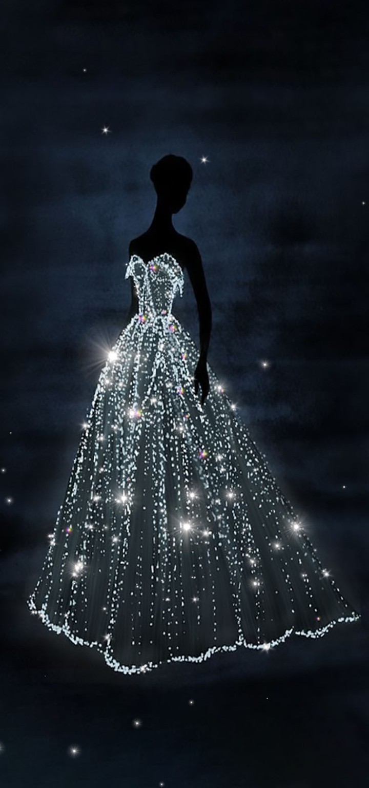 shiny dress