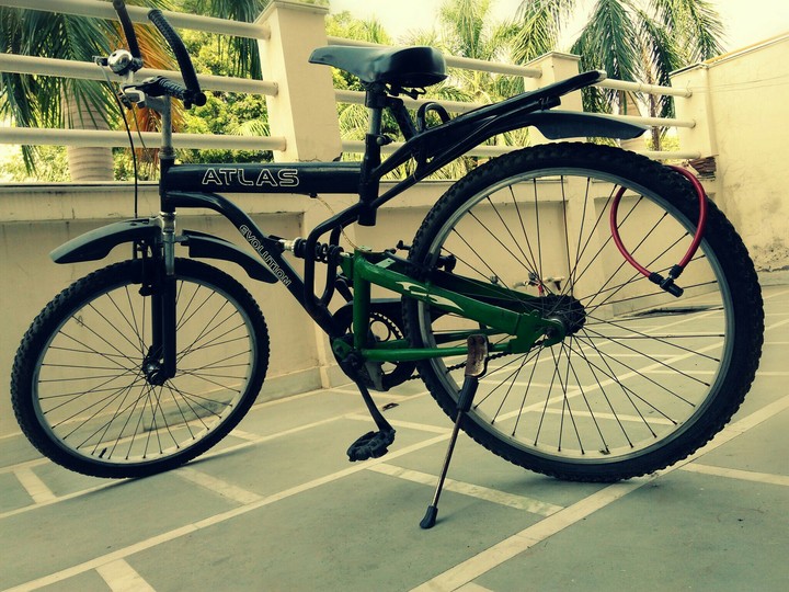 my school time... bicycle 