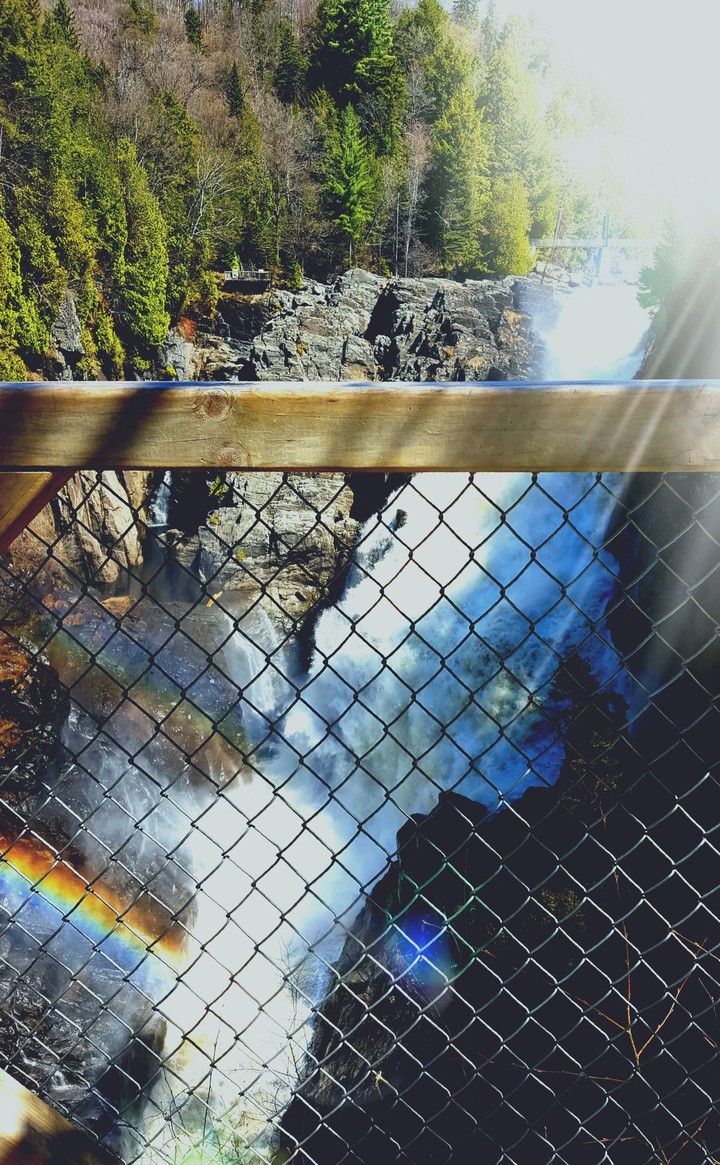 Rainbow and Waterfall