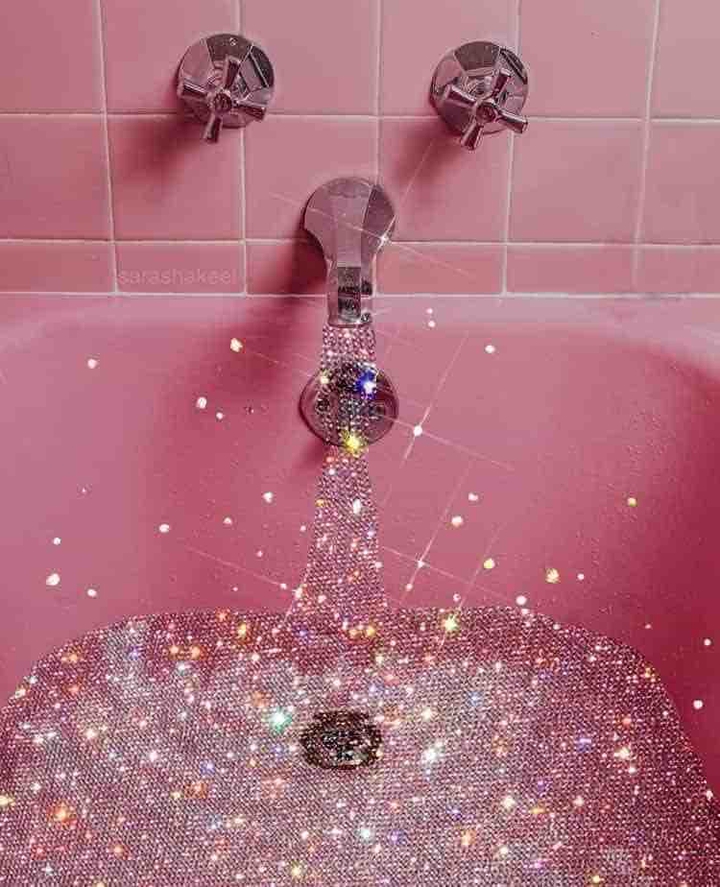 보석 반짝이 물