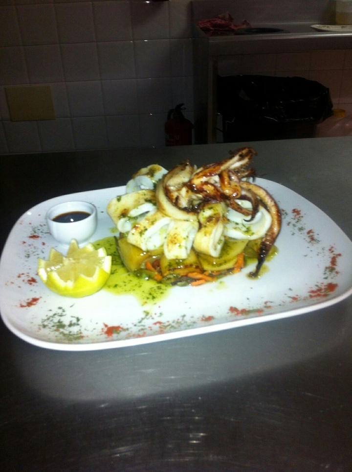 squid to grill