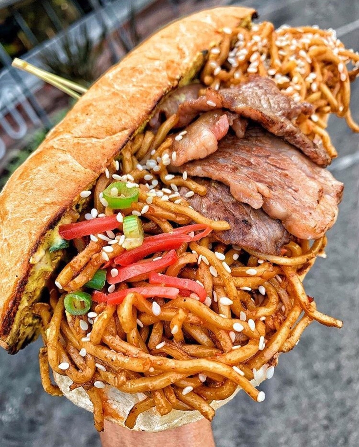 Teriyaki noodle scrumdiliumcious
