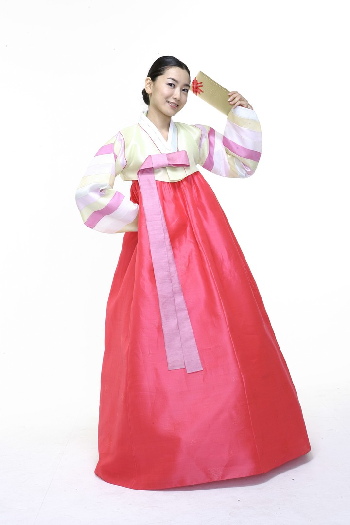 Couple in Korean Dress