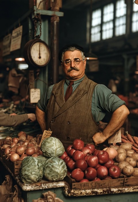 moustache, food壁纸