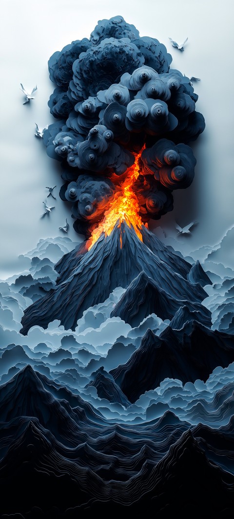fonds d'écran smoke, heat