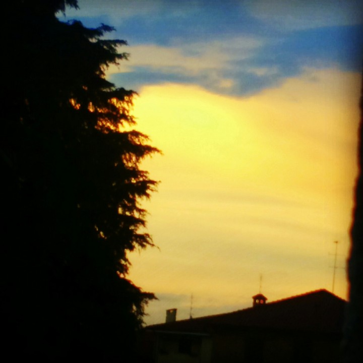 #cielo dipinto di giallo!