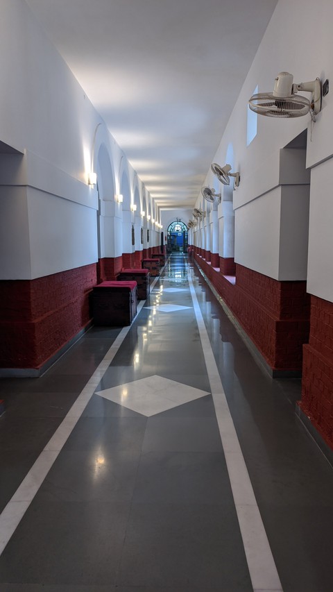corridor in Rashtrapati bhavan