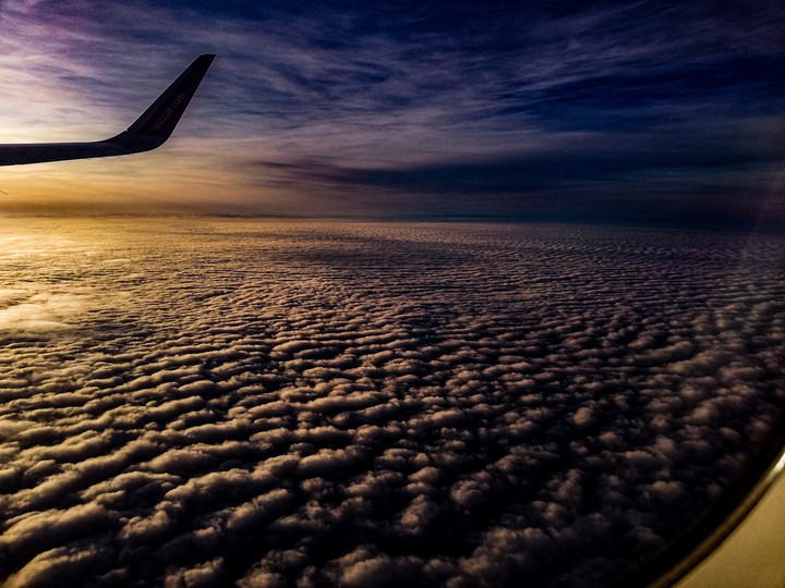 from airplane