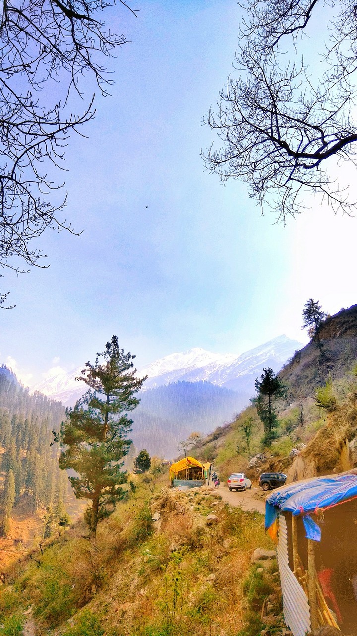 Barshaini Village at Parvati Valley in Himachal Pradesh