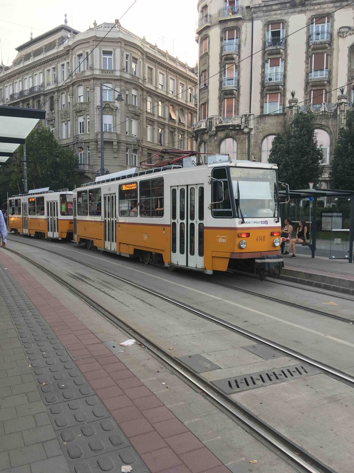 Tram in Budapest, Hungary