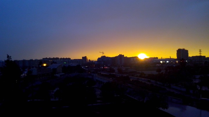 Sunset in Valencia