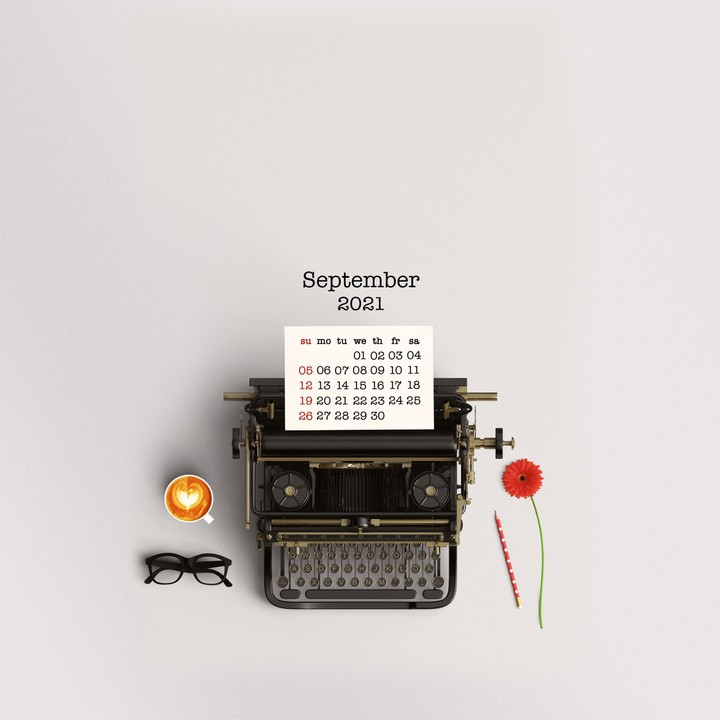 Calendar: 2021 September (1/4)