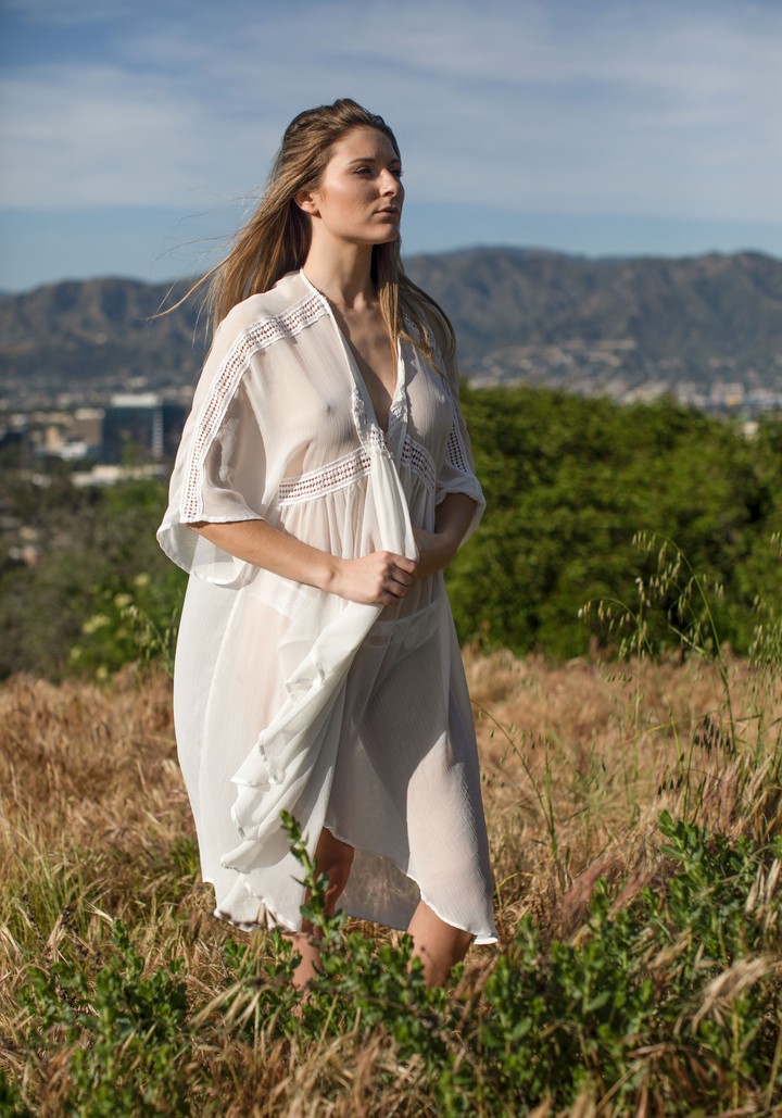 Beautiful Model In Fields