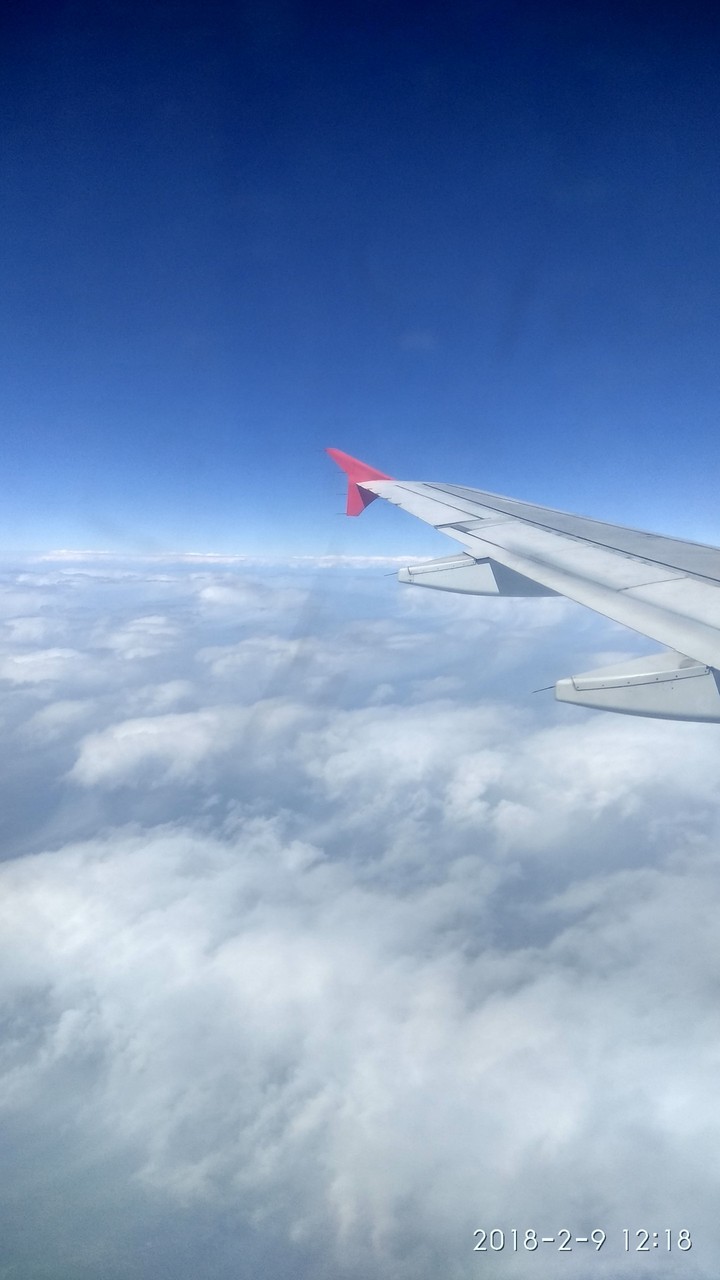 Its Better above the clouds . . To lay down worries ..