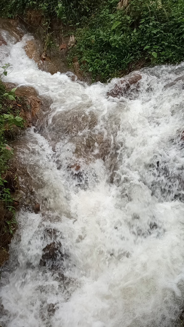 village waterfall