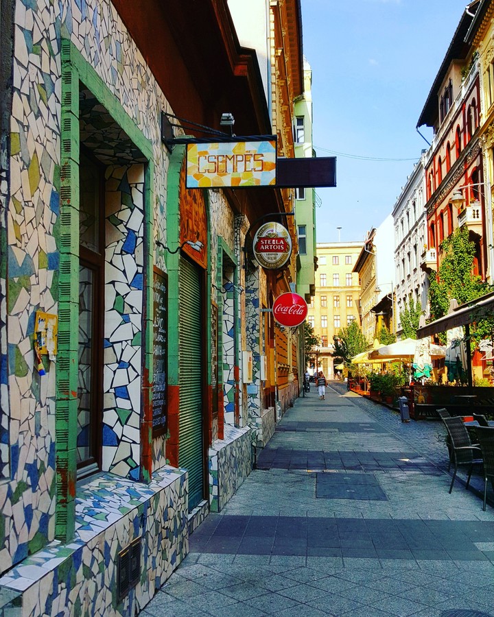Krúdy street, inner city in Budapest