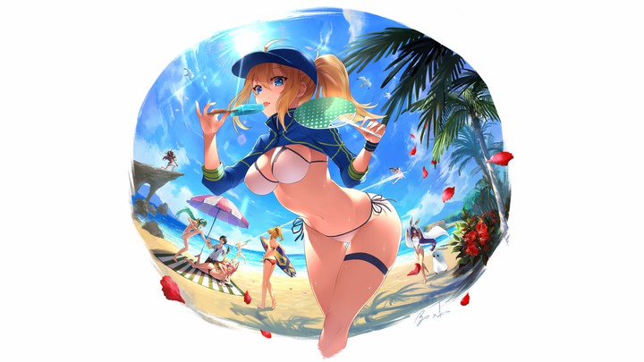 anime girls cawaiu