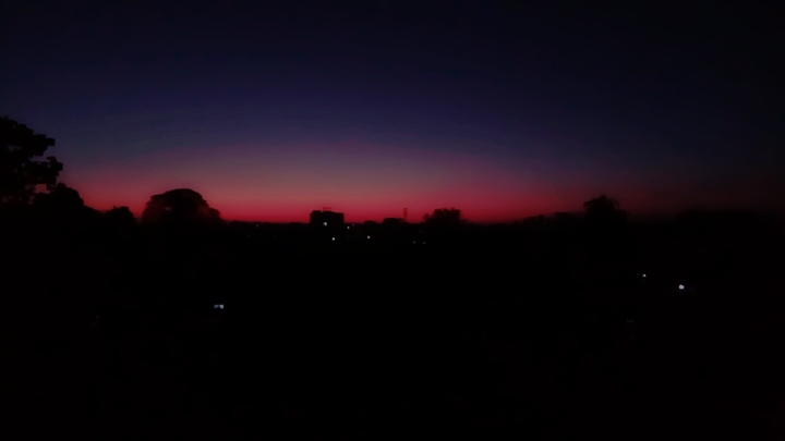 Sun goes down..