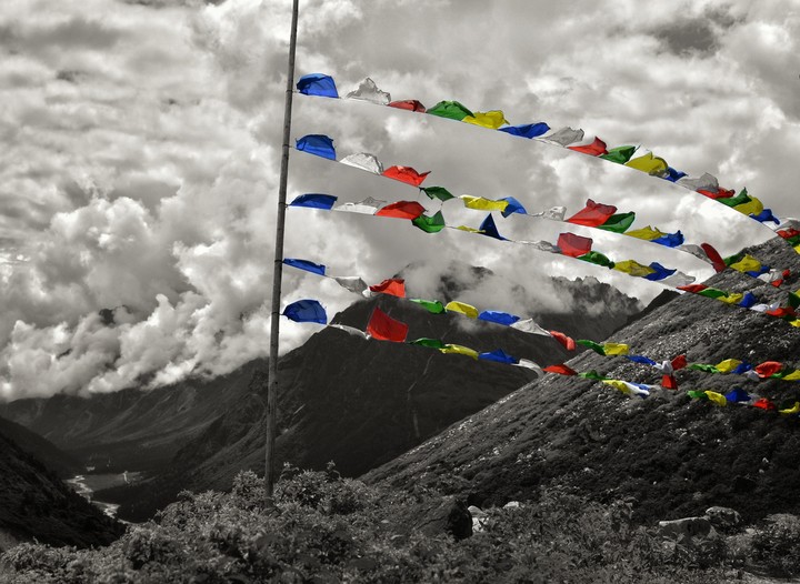 Buddhist prayer flags