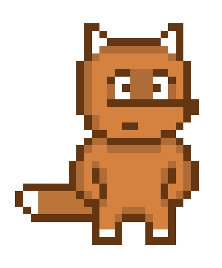 pixel fox