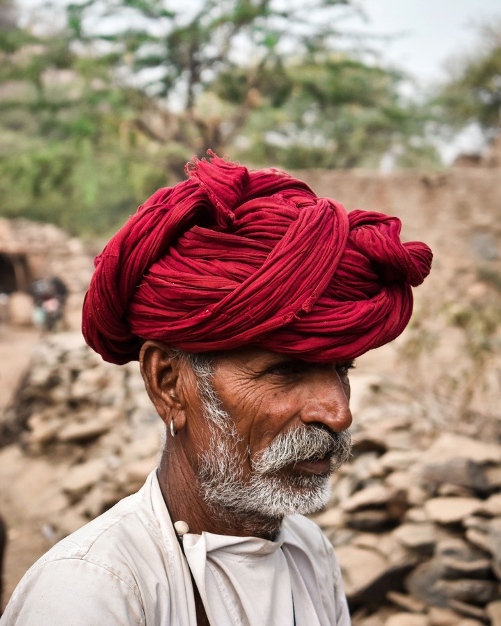 Rajasthani farmer