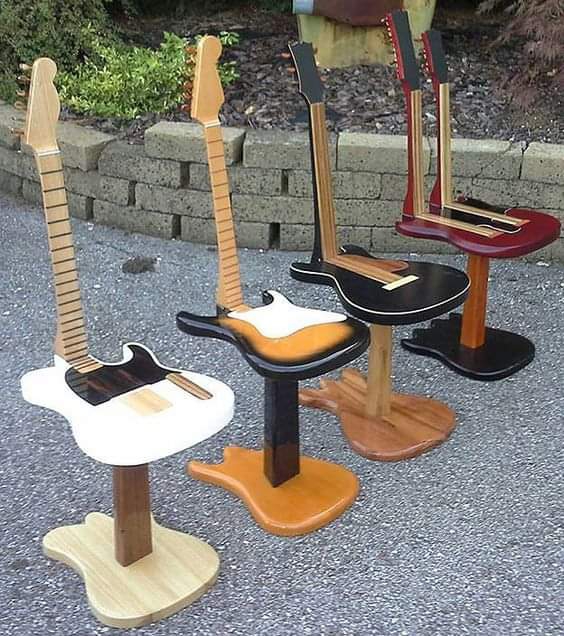 Ougstanding guitar chair design!