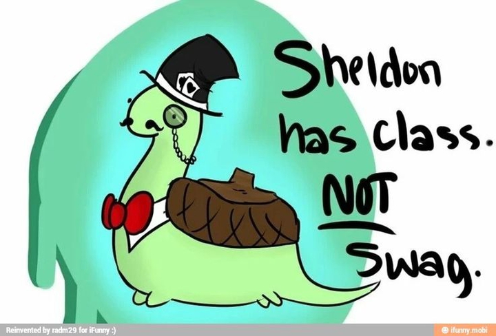 Sheldon has class