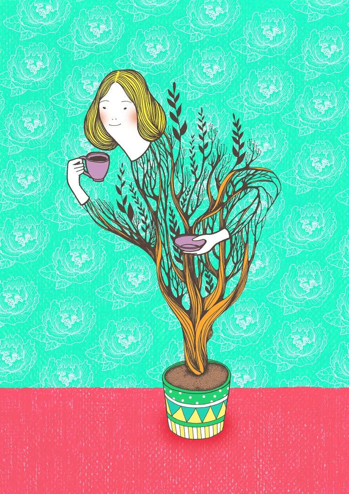 차 마시는 시간