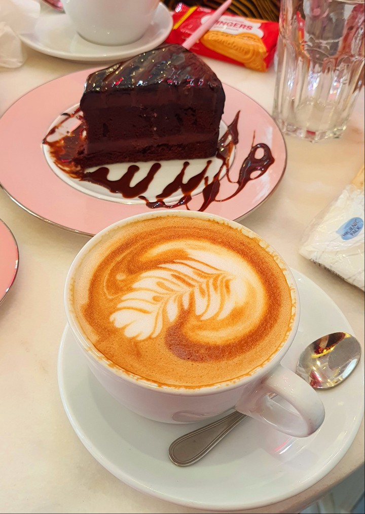 My coffee and non diet breakfast ?