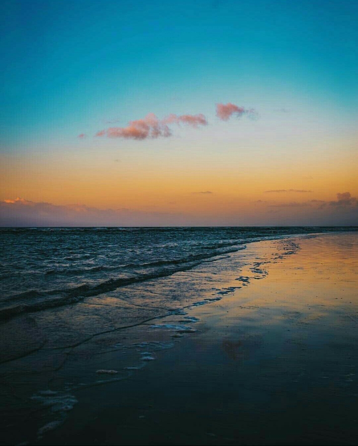 Sunset on the Sea
