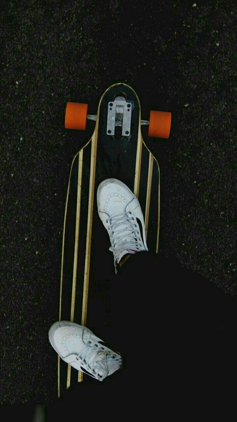 fonds d'écran skateboard, space