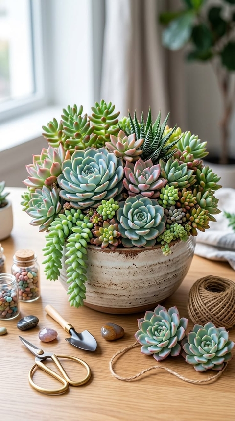 tapety stonecrops, echeveria
