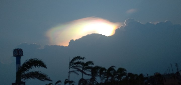 Rainbow and Dark clouds