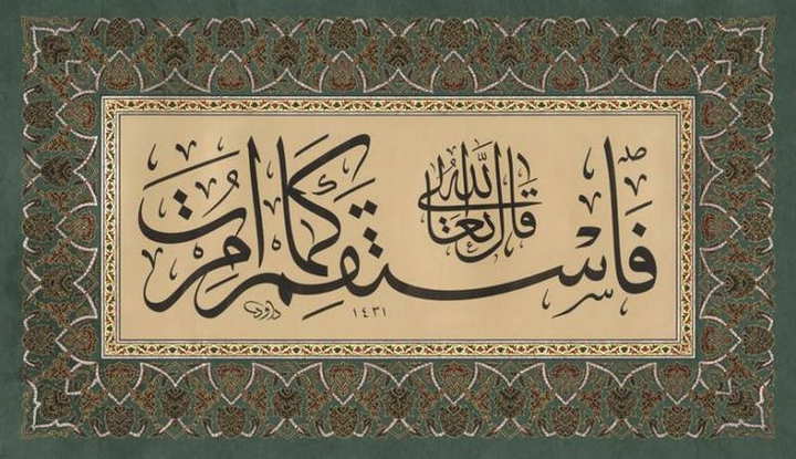 " فاستقم كما أمرت "