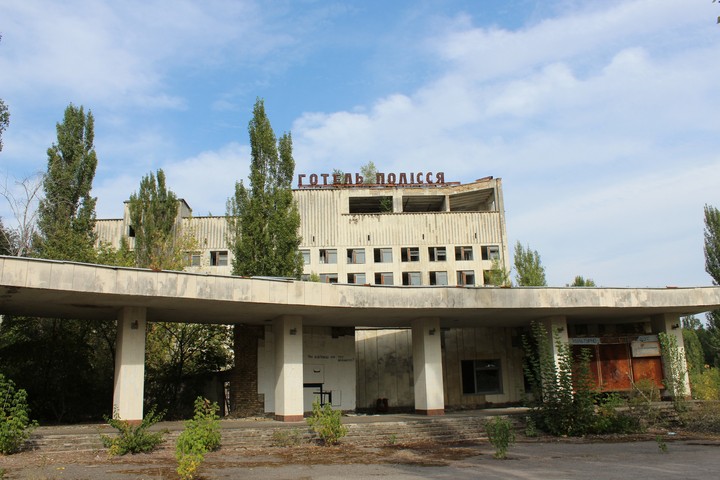 Prypyat in Chernobyl zone