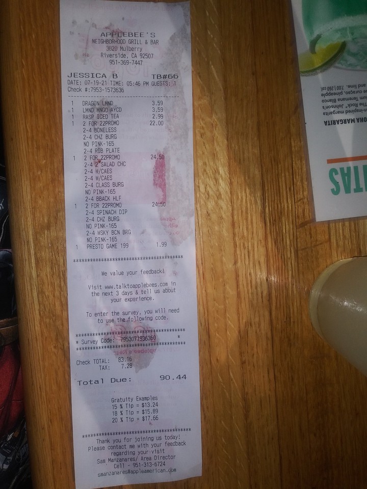 receipt