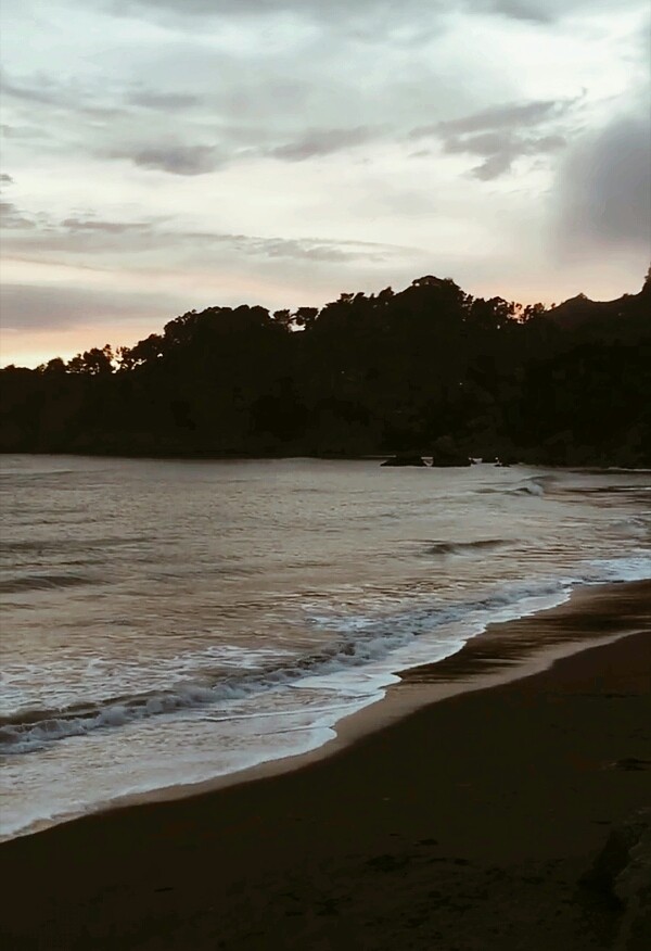Sunset.