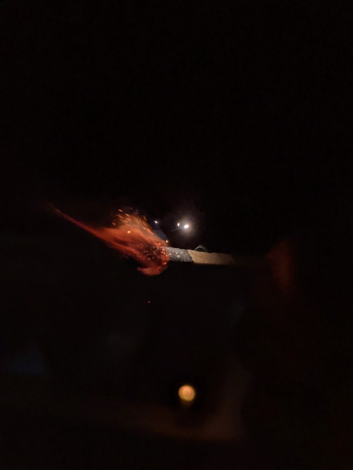red sparks
