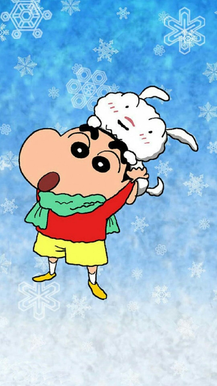 Shinchan carrying Shero