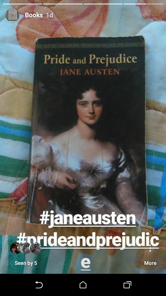 jane austen, books, instagram