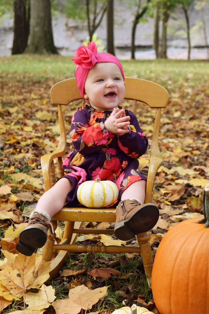 my happy great granddaughter