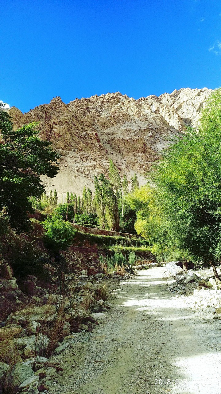 A village road near Leh