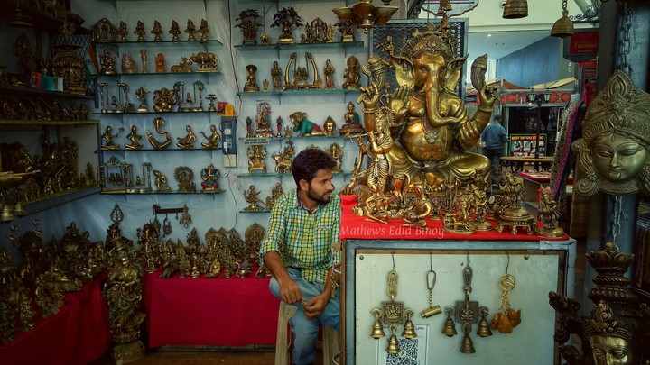 The man with the gods in bangalore