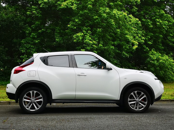 white car