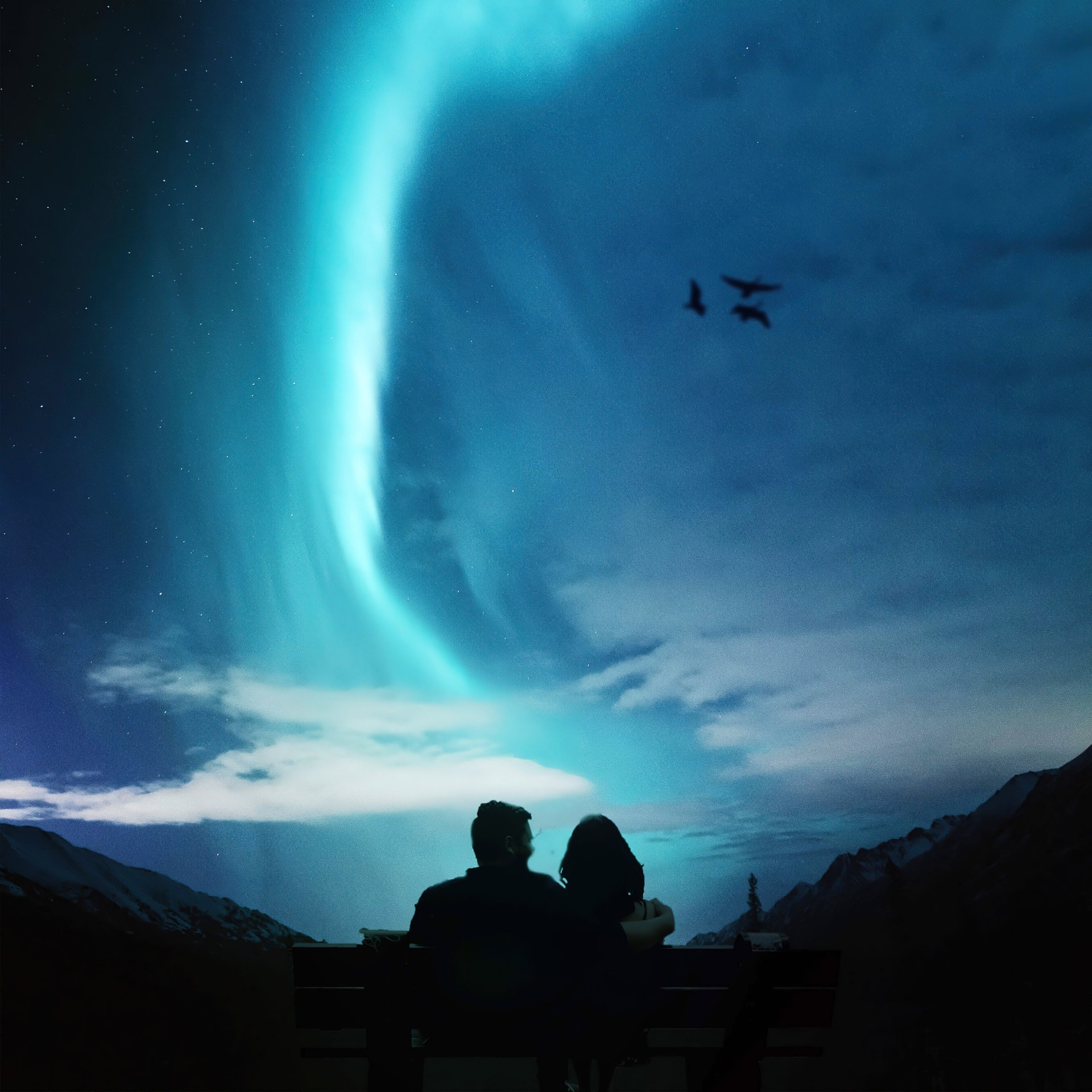 sfondi glacier, blue
