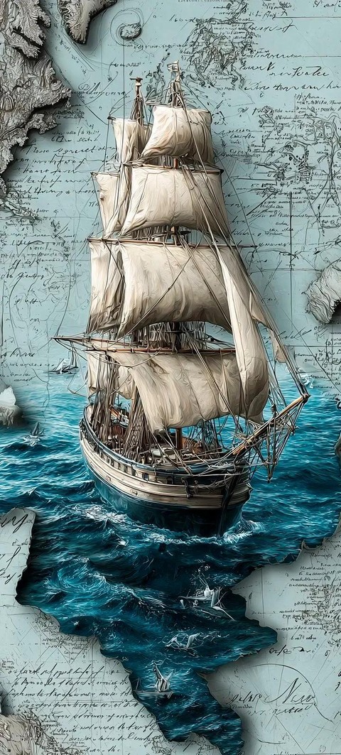 barquentine, windjammer háttérképek