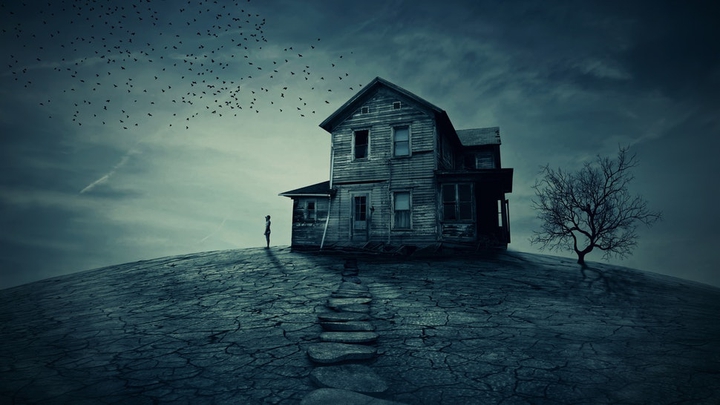 honted house